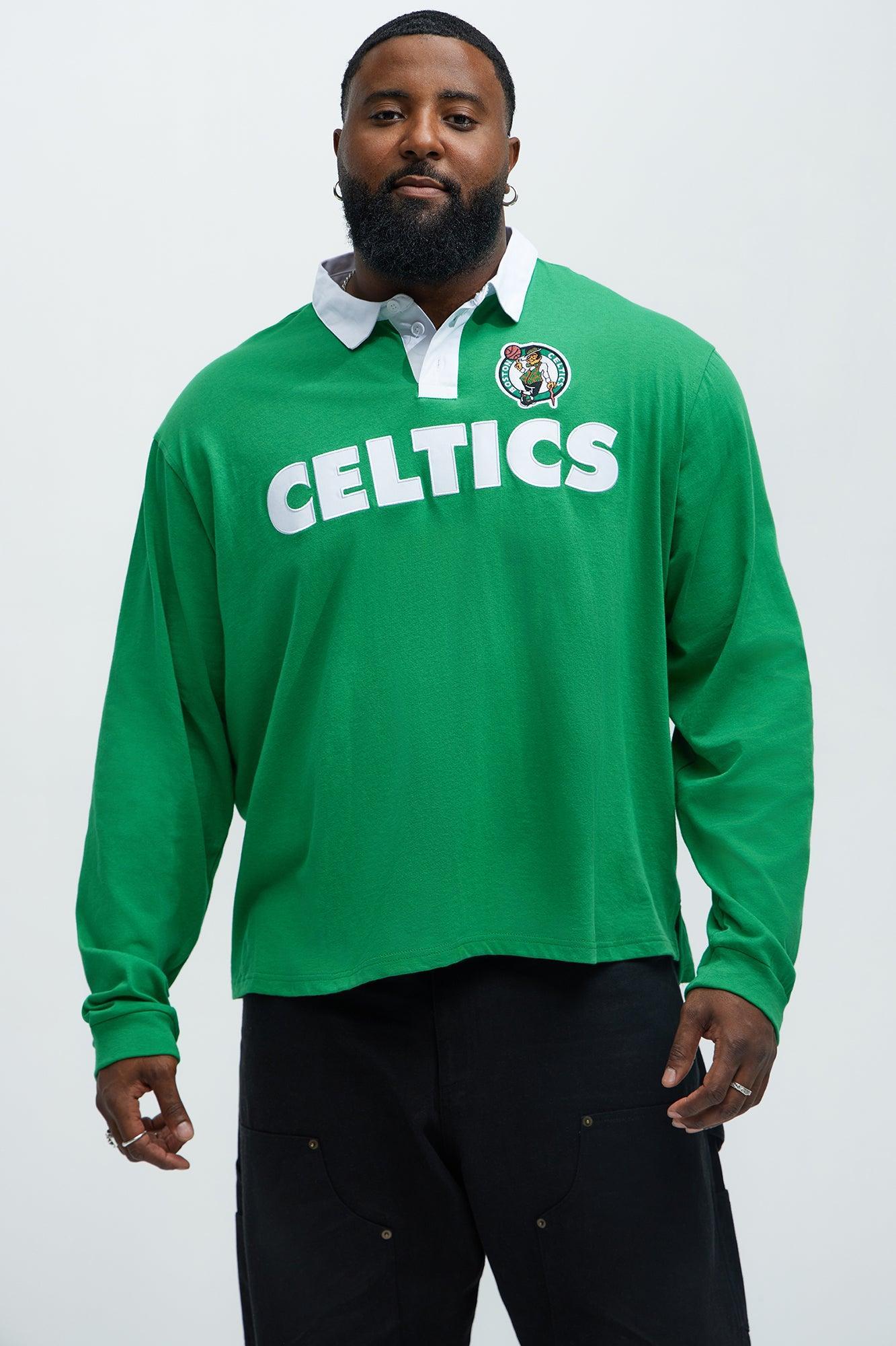 Celtics Flanker Long Sleeve Polo - Kelly Green Product Image