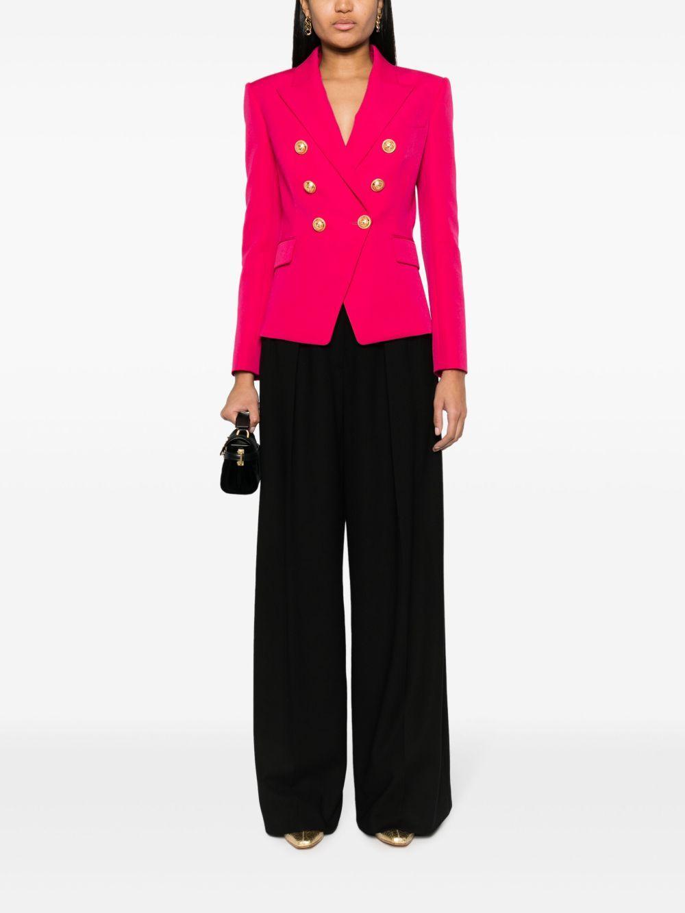 double-breasted wool blazer Product Image