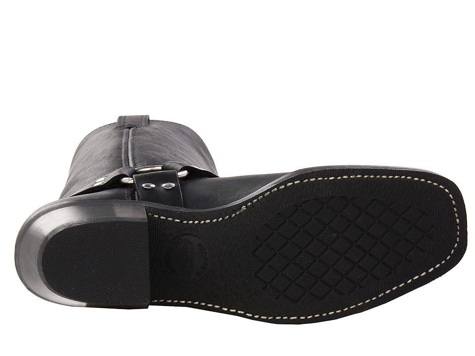 Tall Leather Harness Biker Boots Product Image