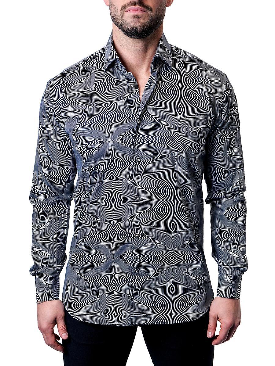 Mens Fibonacci Fission Skull Shirt Product Image