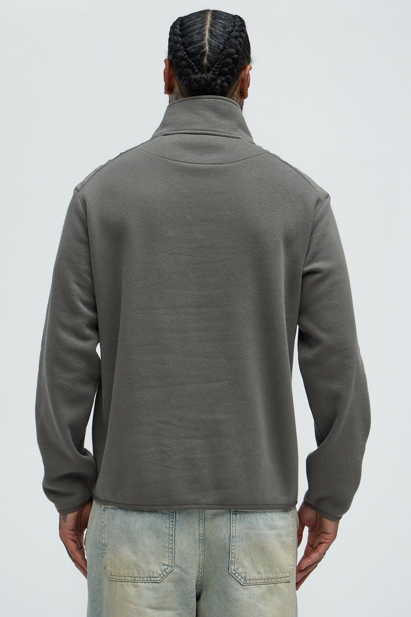 Tyson My Way Quarter Zip Sweatshirt - Charcoal Product Image