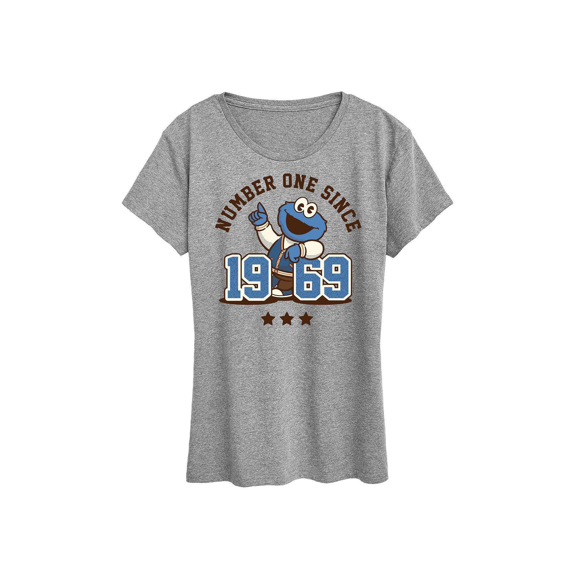 Disneys Mickey Mouse Womens Holiday Wreath Graphic Tee, Girls Heather Grey Product Image
