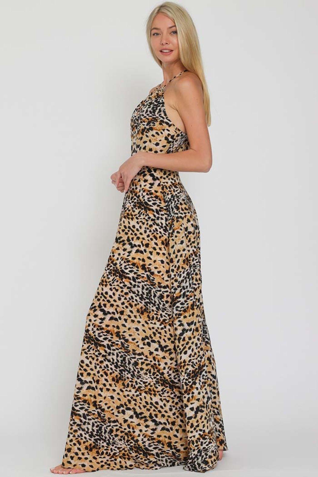 Halterneck Maxi Dress Product Image