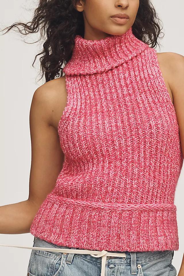 Pilcro Turtleneck Tank Sweater Product Image