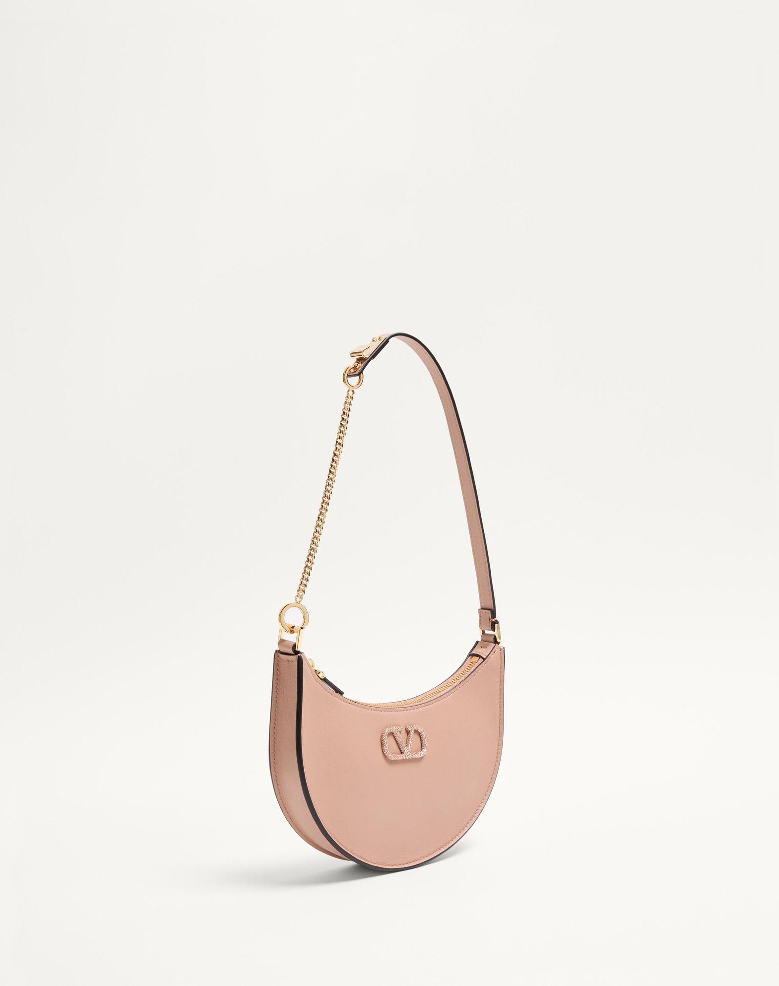 Vlogo Signature Calfskin Hobo Mini Bag With Jewel Logo Product Image