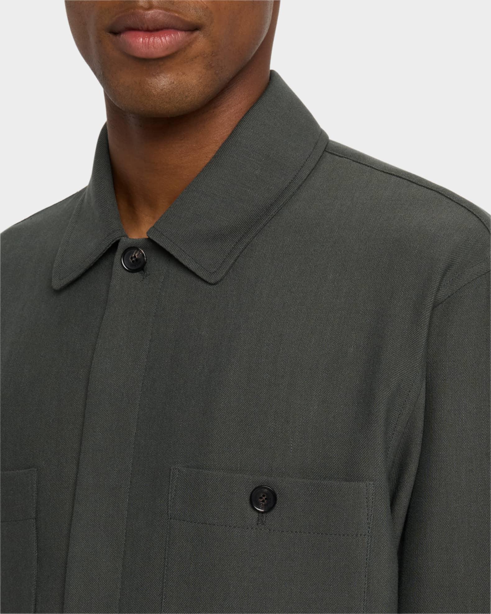Men's Alfred Linen and Mohair Overshirt Product Image