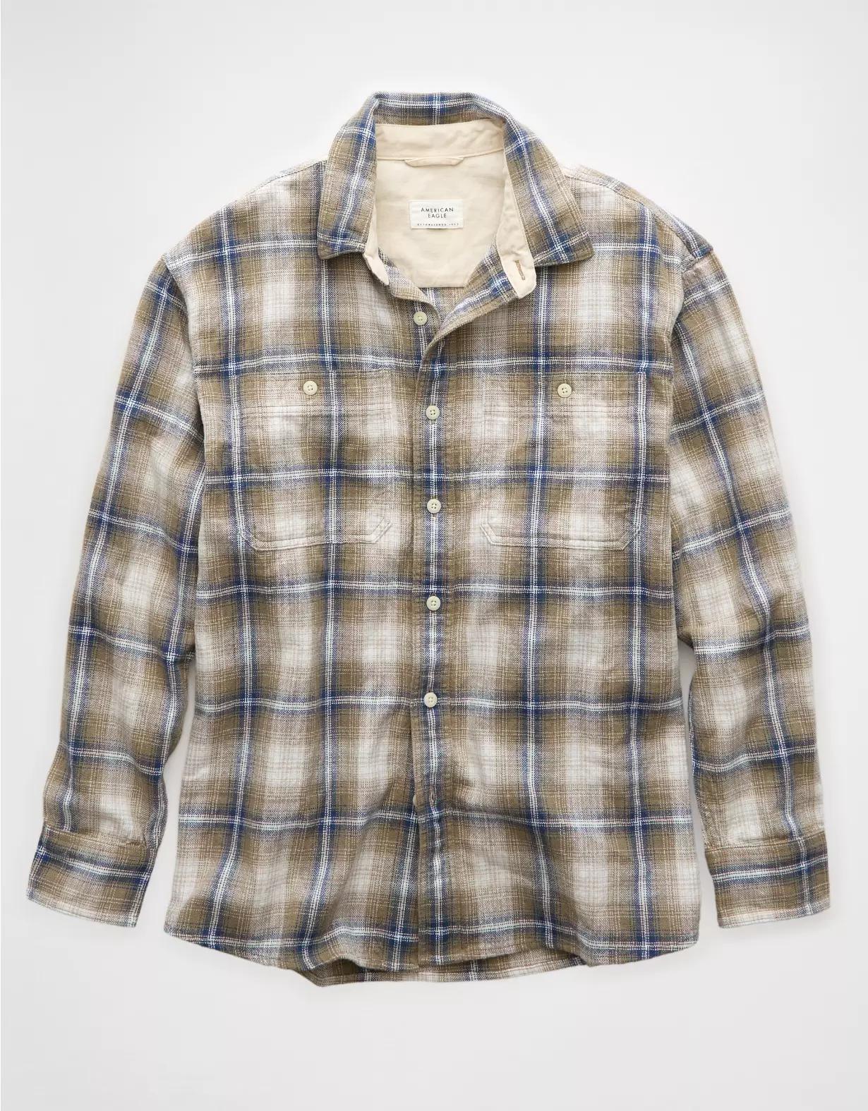 AE Lightweight Flannel Shirt Product Image
