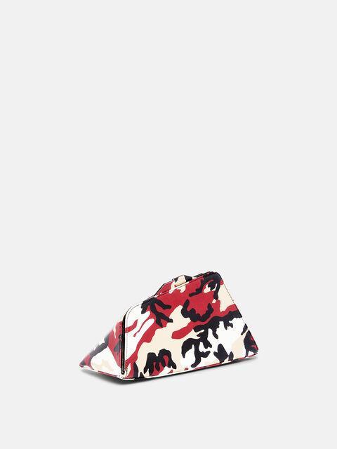 ''8.30PM'' beige, black, red and nude oversized clutch Product Image