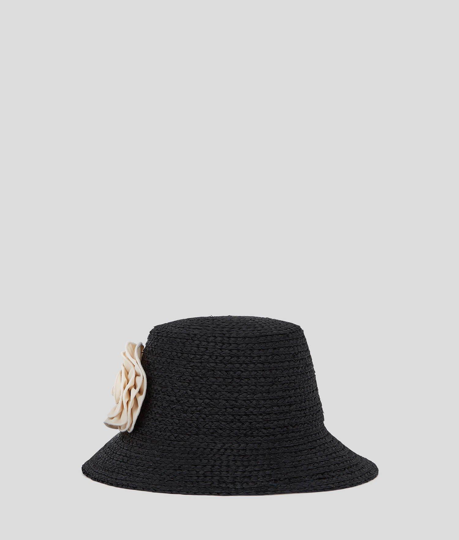 Raffia Flower Bucket Hat Product Image