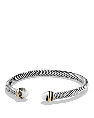 David Yurman Cable Classics Bracelet with Blue Topaz and Gold Product Image