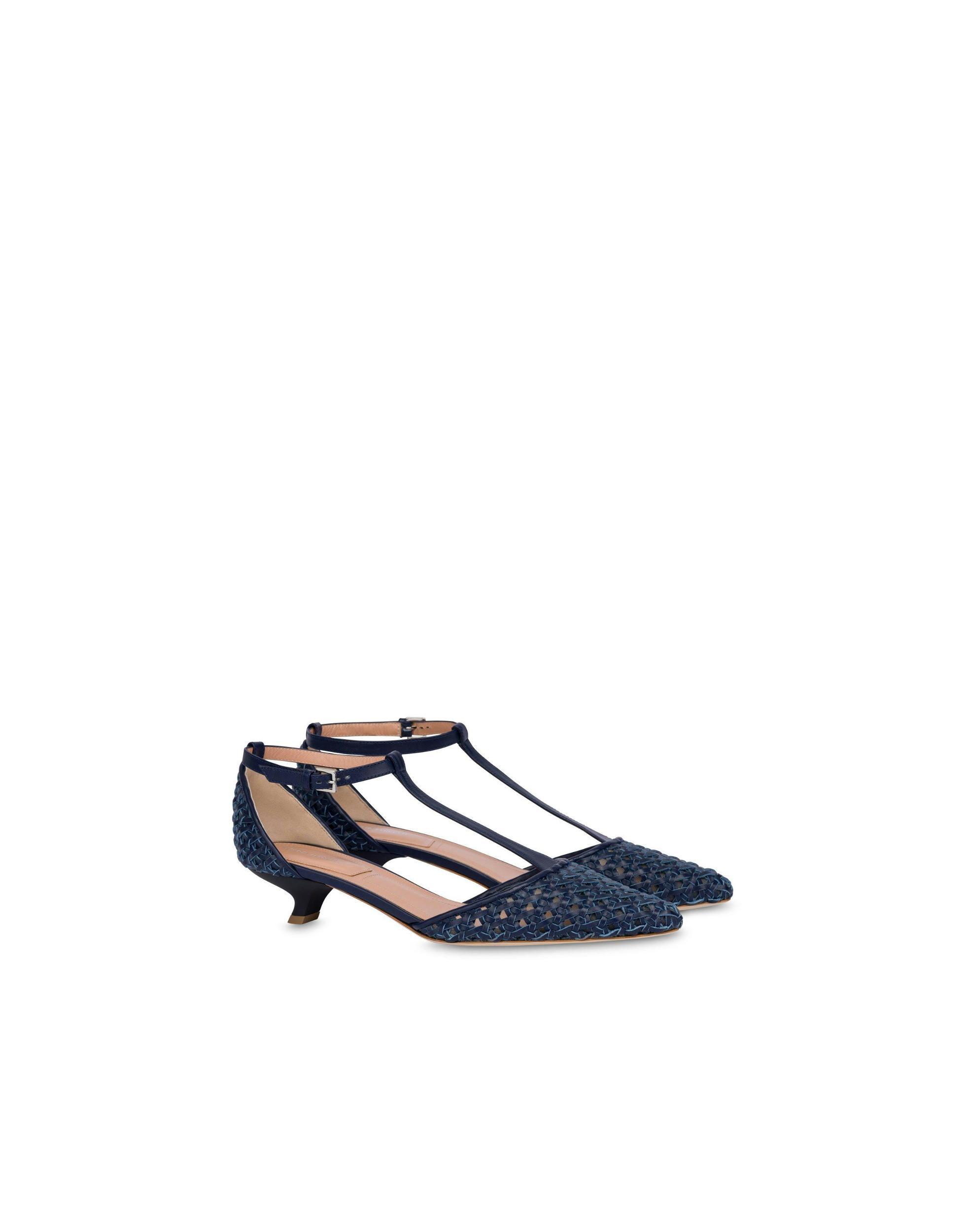 Mary Jane in woven calfskin Weaving Product Image