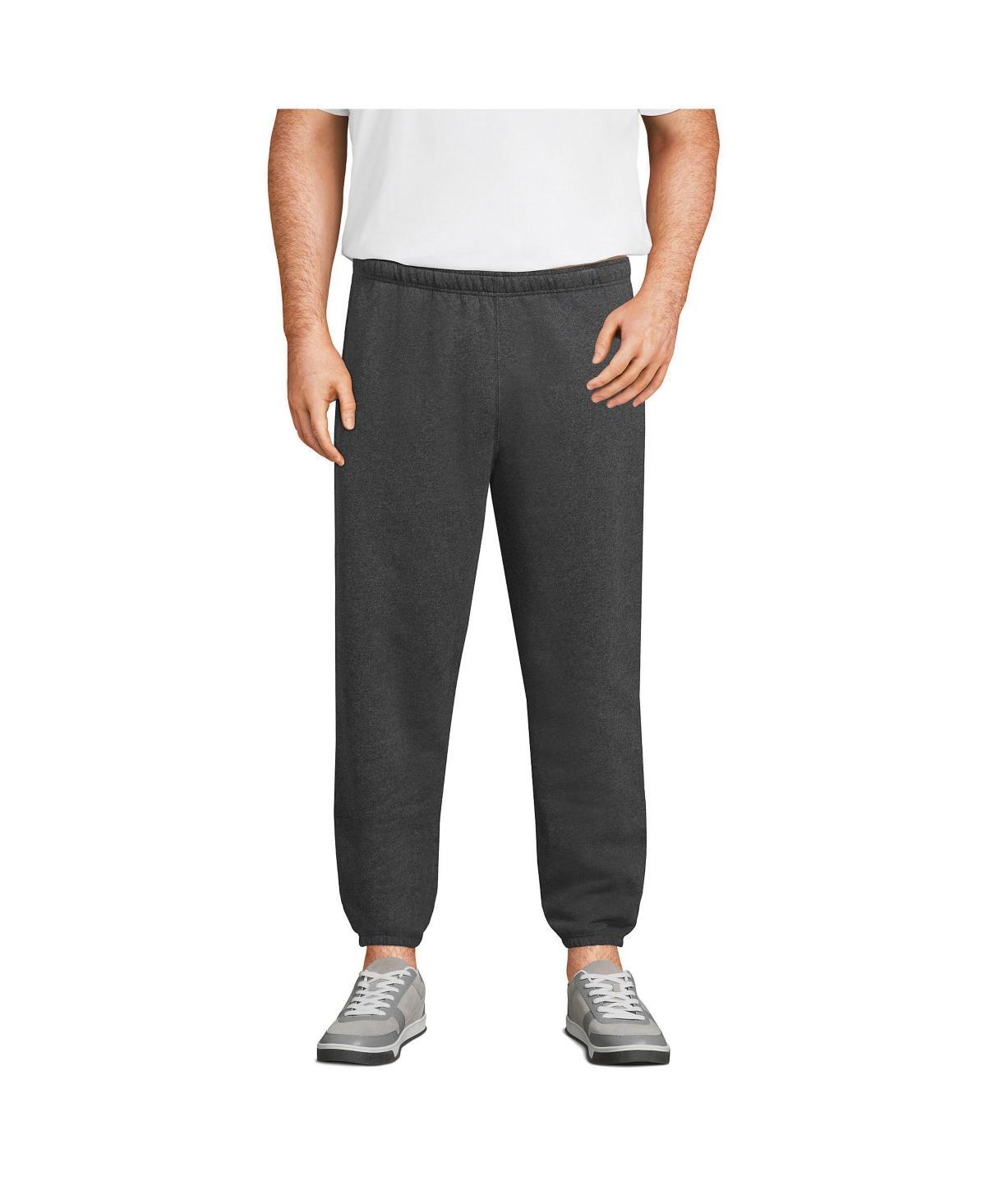 Big & Tall Lands End Classic Serious Sweats Sweatpants, Mens Gray Grey Product Image