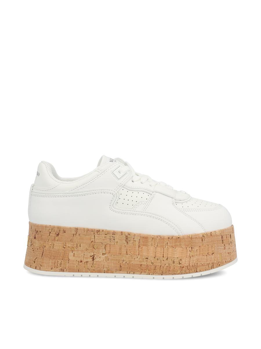 VALENTINO GARAVANI Zapatillas - Blanco In White/white/natural- Product Image