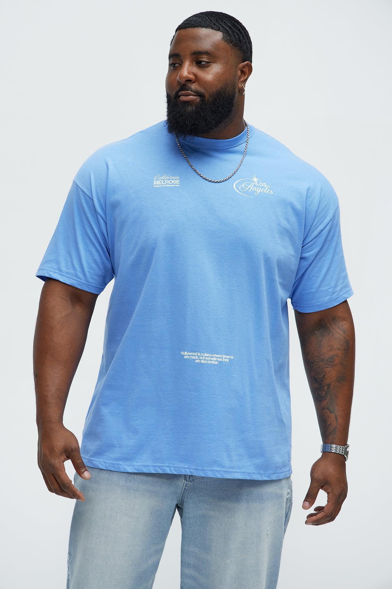 LA Rodeo Drive Short Sleeve Tee - Blue Product Image