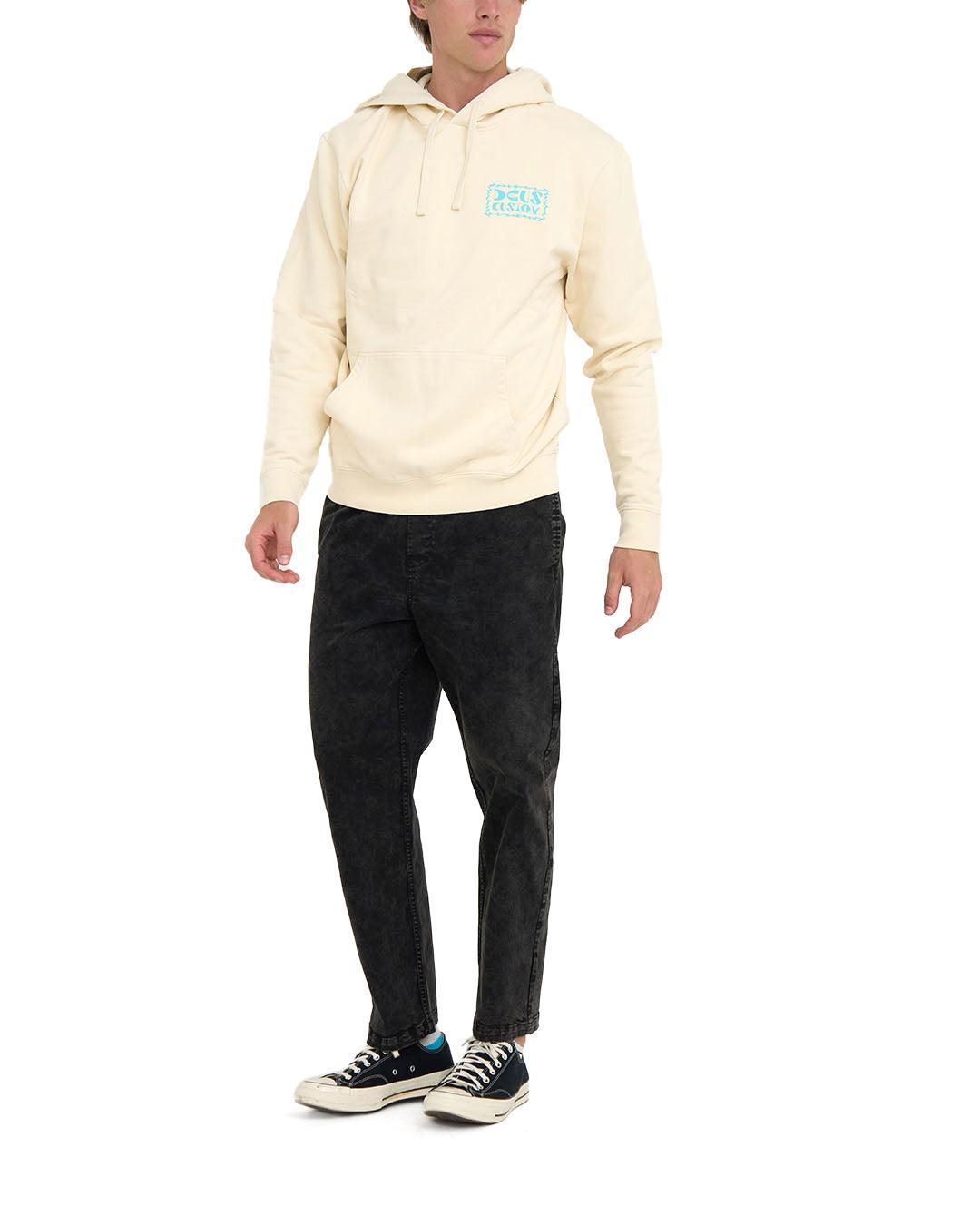 Sunblock Acid Hoodie - Dirty White Product Image