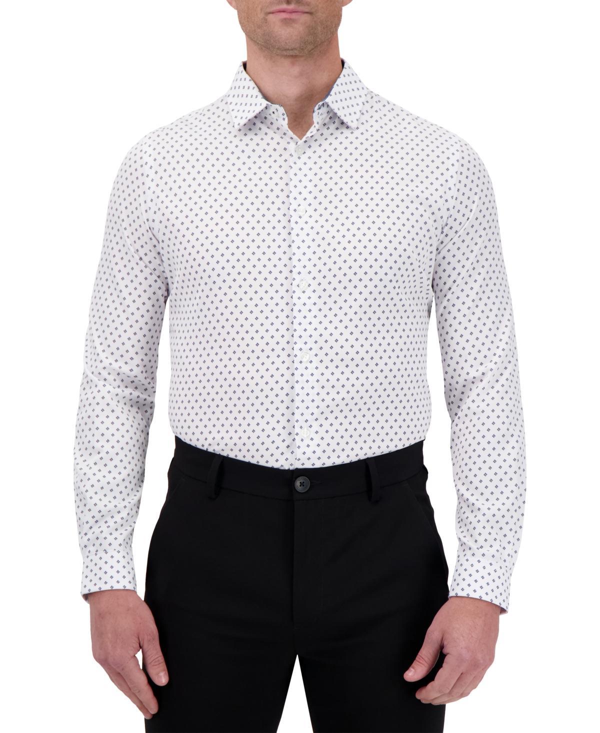 C-lab Nyc Mens Slim-Fit Motif-Print Dress Shirt Product Image