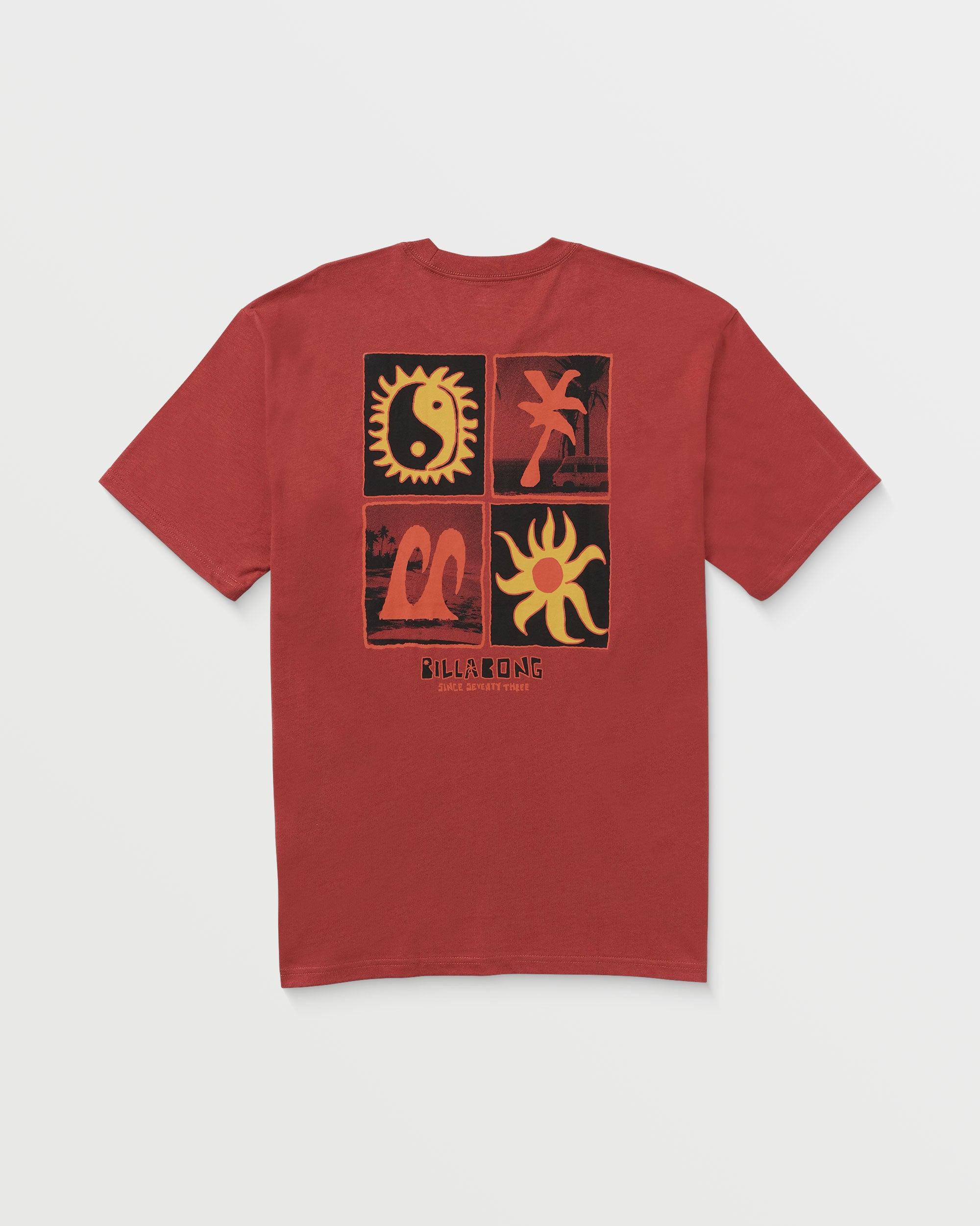 Twin Peaks Regular Tee - Dusty Red Male Product Image