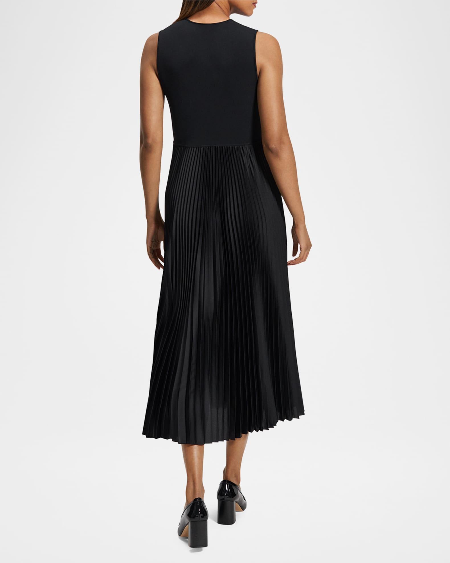 Combo Satin Pleated Dress Product Image