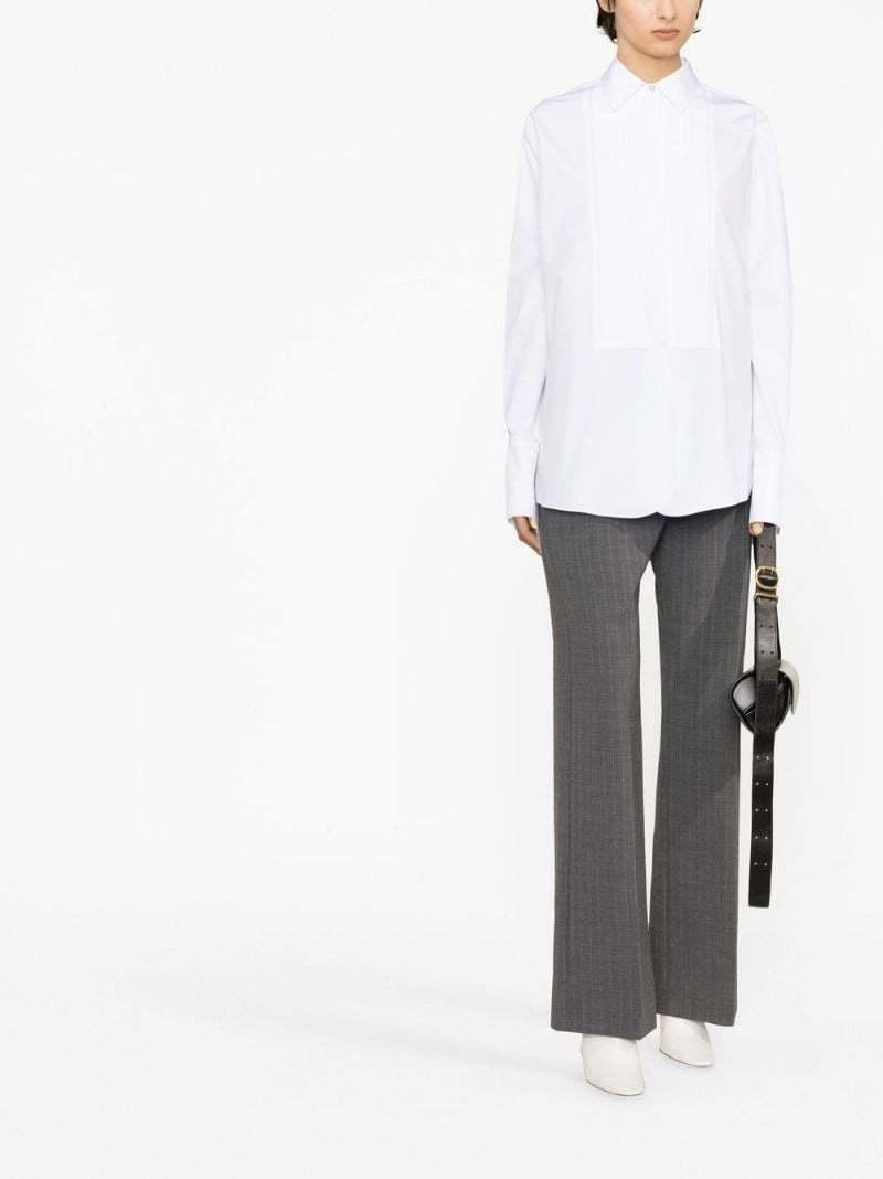 JIL SANDER Collared Button In White Product Image