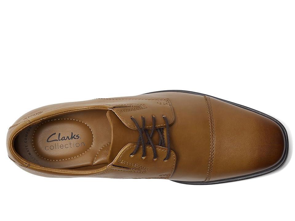 Clarks® Tilden Cap Men's Dress Shoes, Size: 7.5 Medium, Dark  Leather Product Image