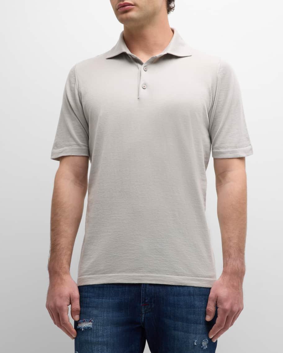 Mens Cotton Polo Shirt Product Image
