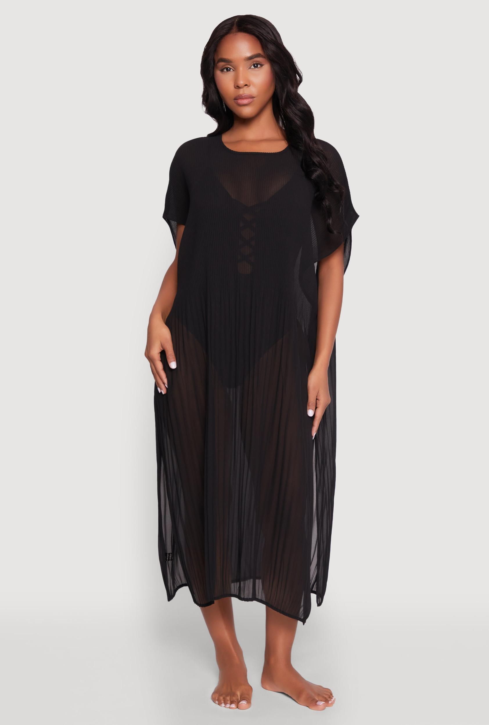 Plisse Swim Cover Up Female Product Image