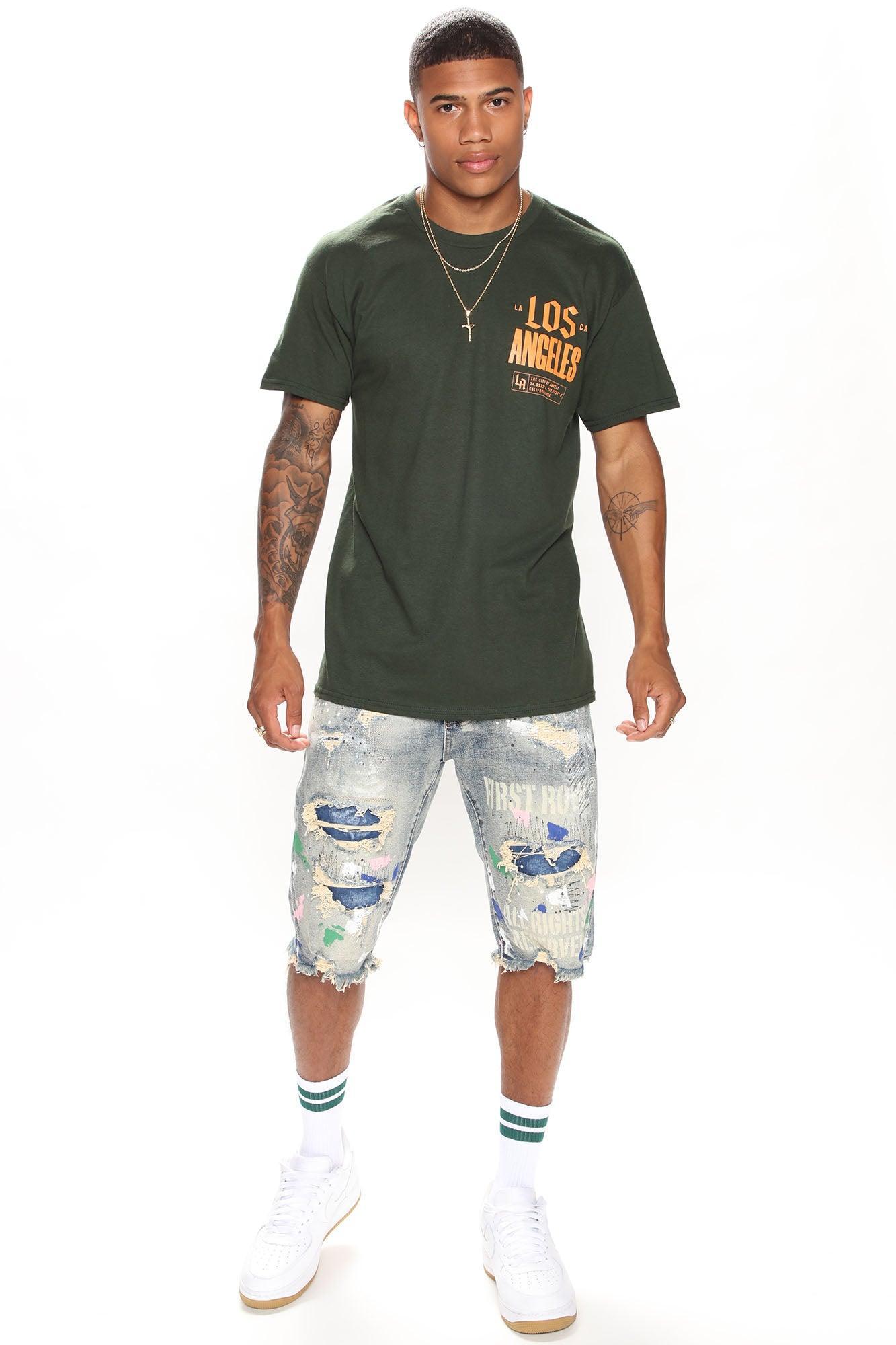 Los Angeles Palm Short Sleeve Tee - Green Product Image