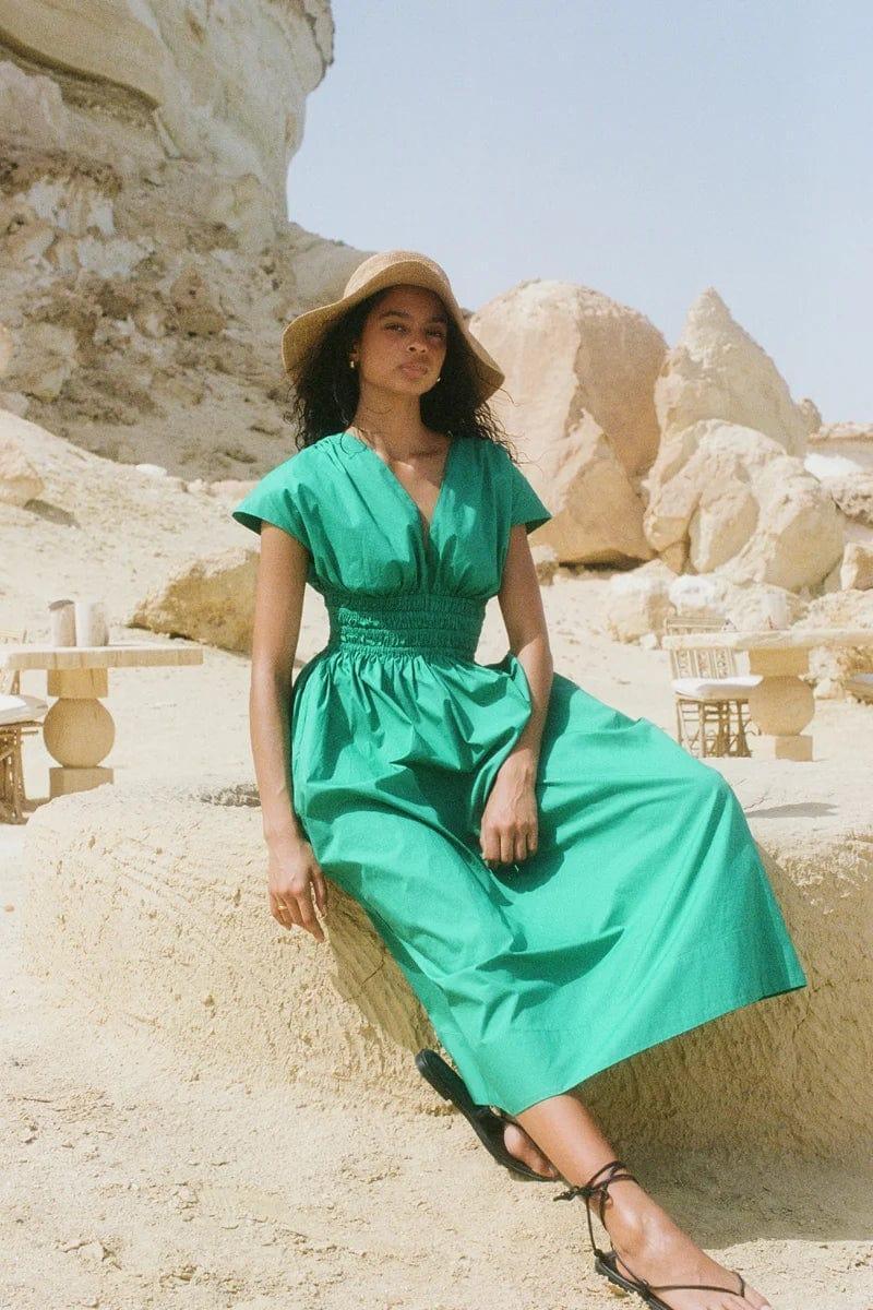Agnes Midi Dress Verde Product Image
