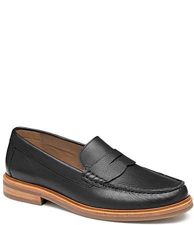 Johnston  Murphy Mens Lyles Leather Penny Loafers Product Image