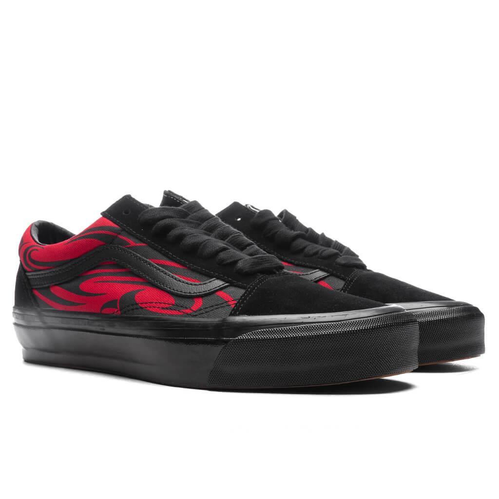 Premium Old Skool Y2K Flame - Black/Red Male Product Image