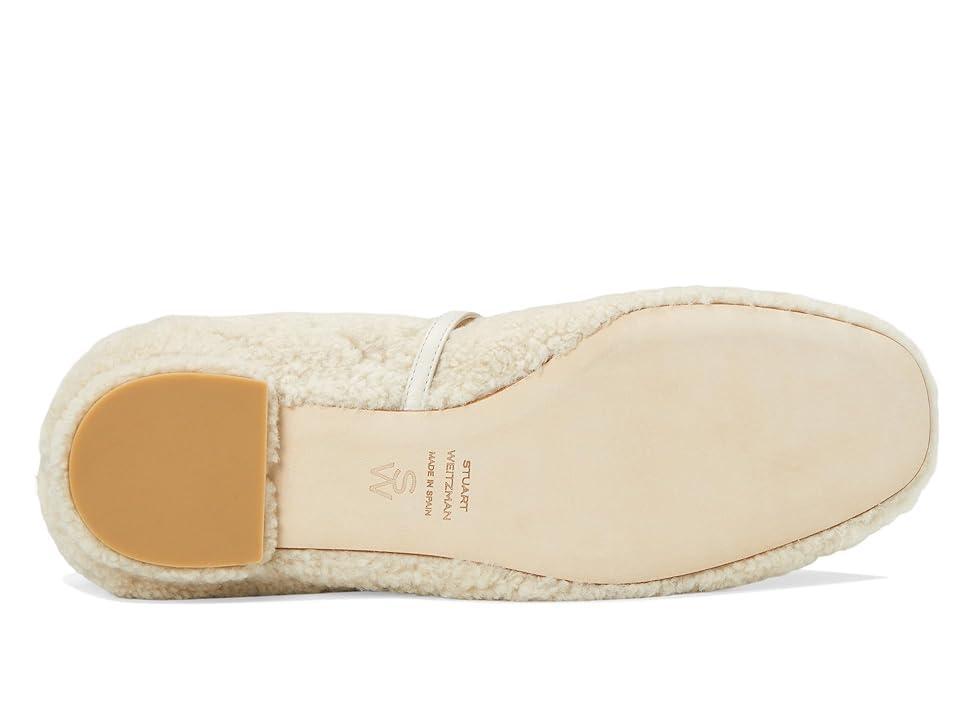 Stuart Weitzman Womens Lennox Shearling Flats Product Image
