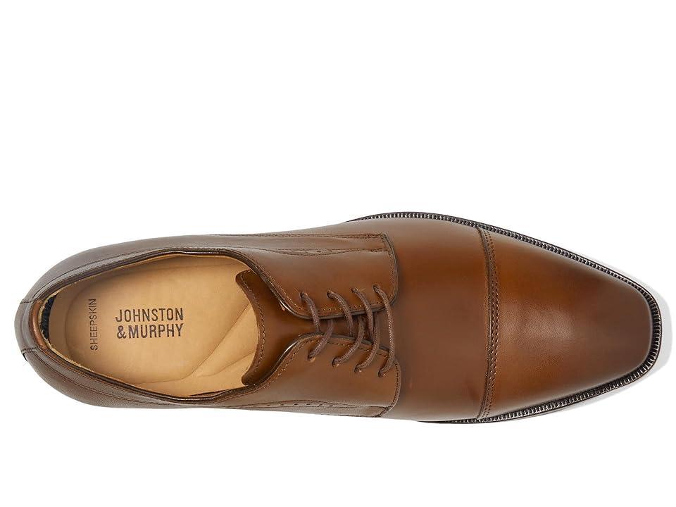 Johnston & Murphy McClain Cap Toe Dress Oxford Full Grain) Men's Lace Up Cap Toe Shoes Product Image