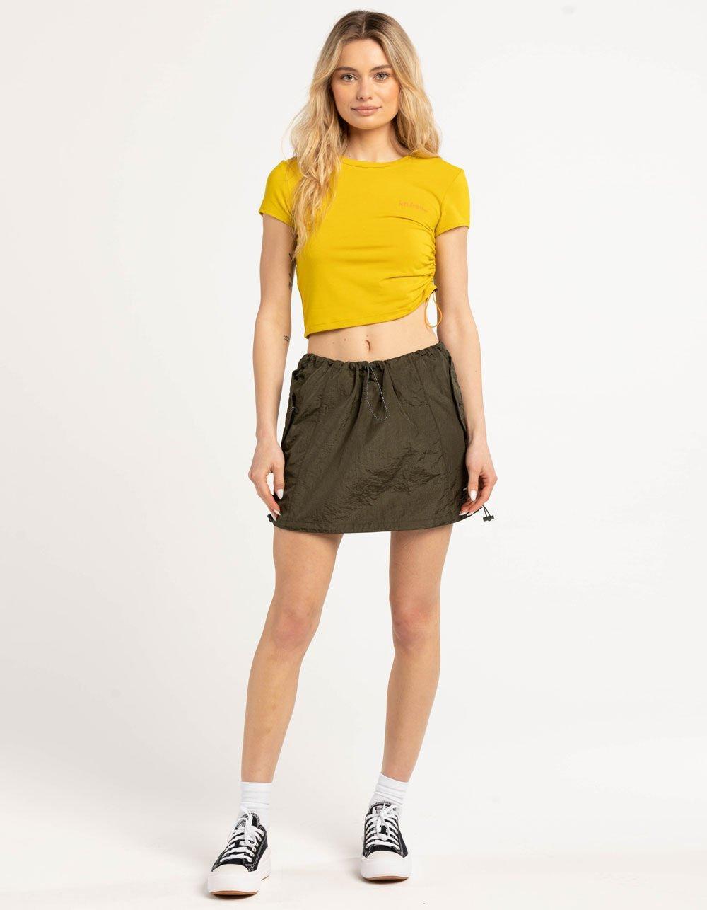 IETS FRANS Elastic Side Womens Crop Top Product Image