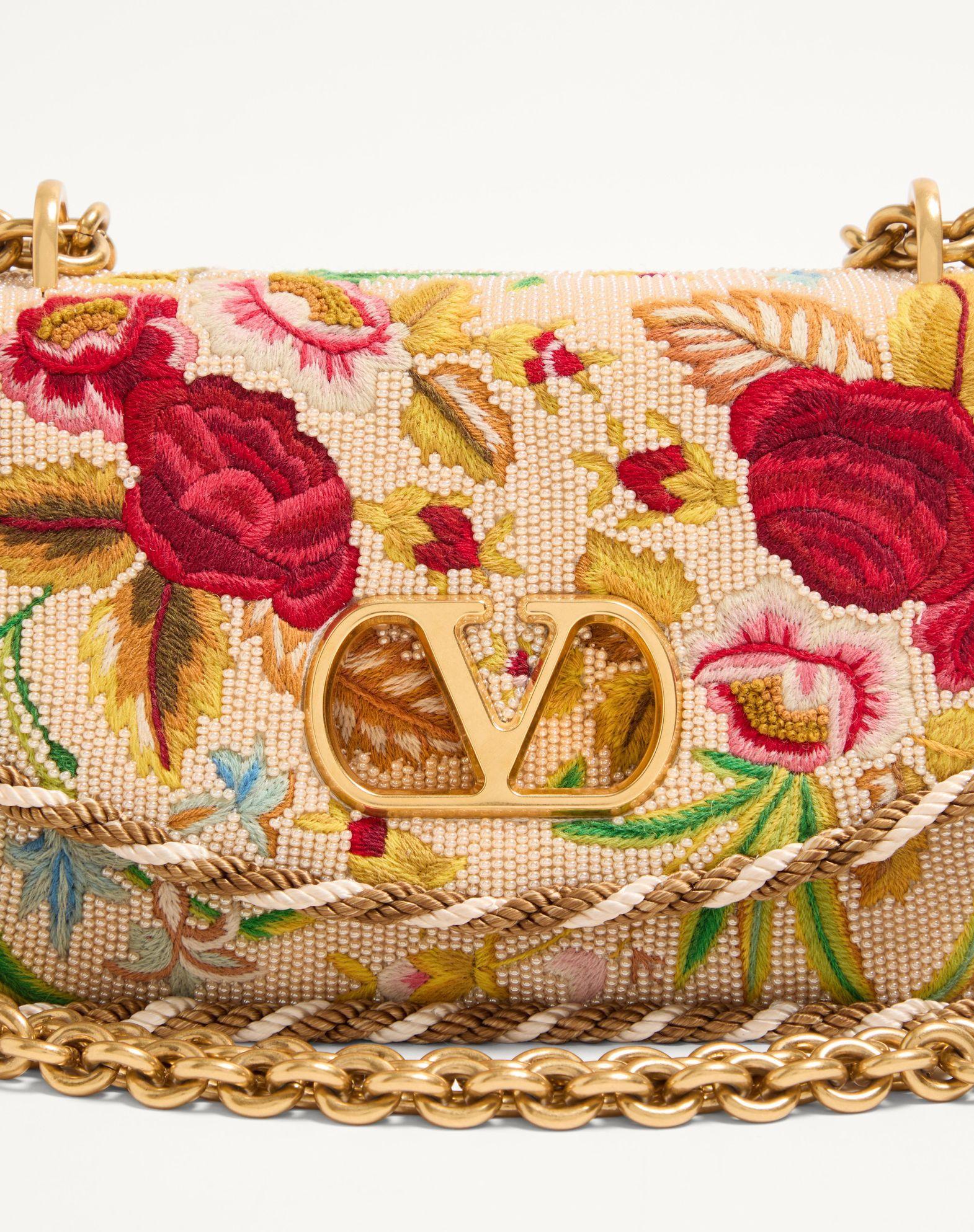 Valentino Garavani Vain Small Embroidered Shoulder Bag Product Image