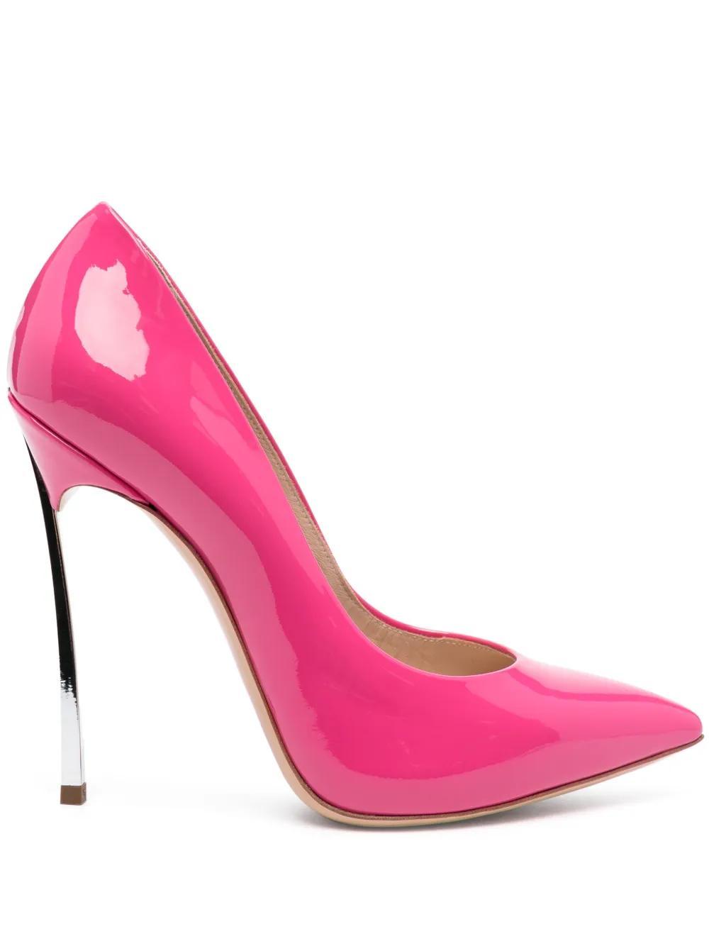 CASADEI Blade Pump Patent Leather - Woman Pumps Fuchsia 37 Product Image