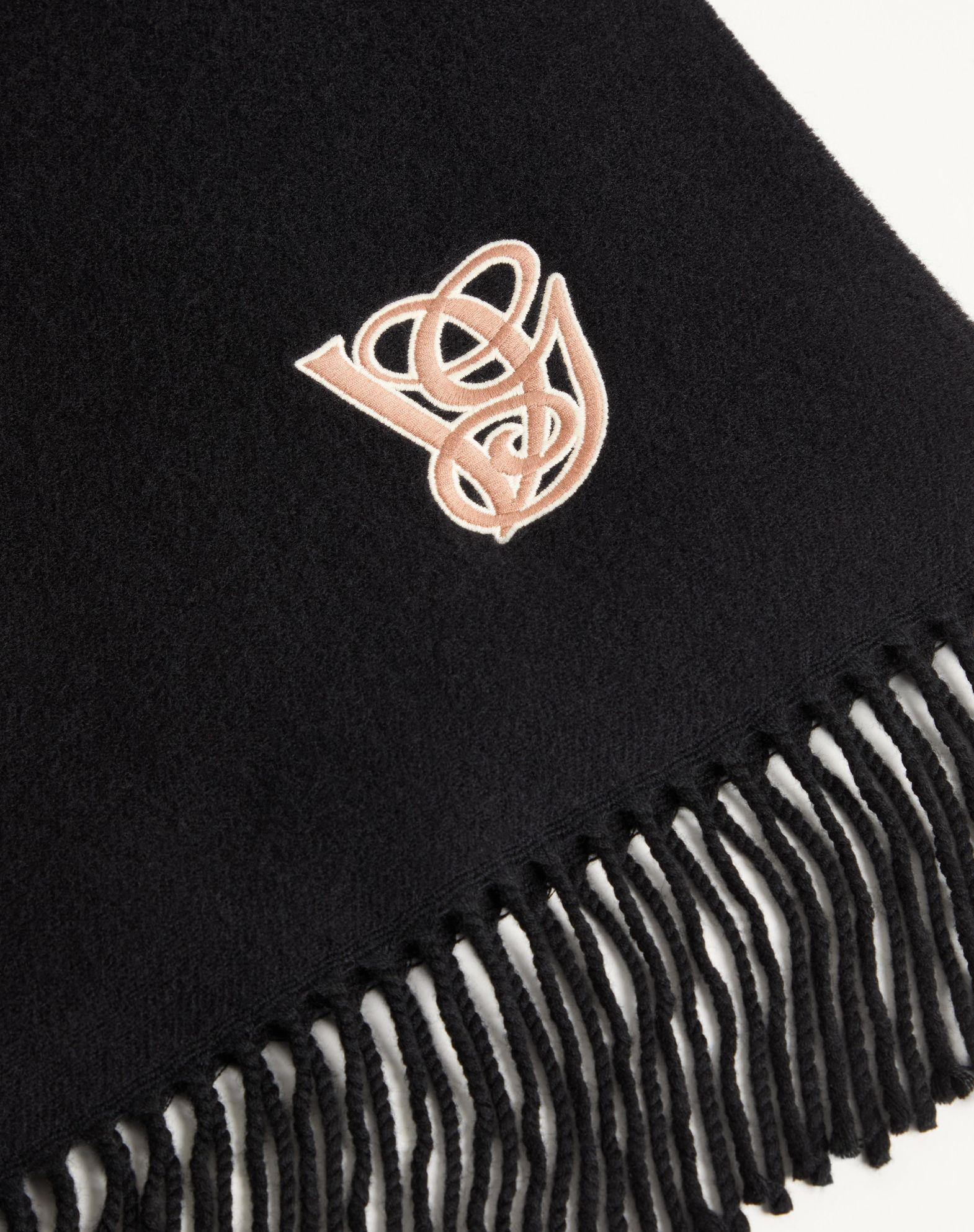 Valentino Garavani Embroidered Wool And Cashmere Scarf Product Image