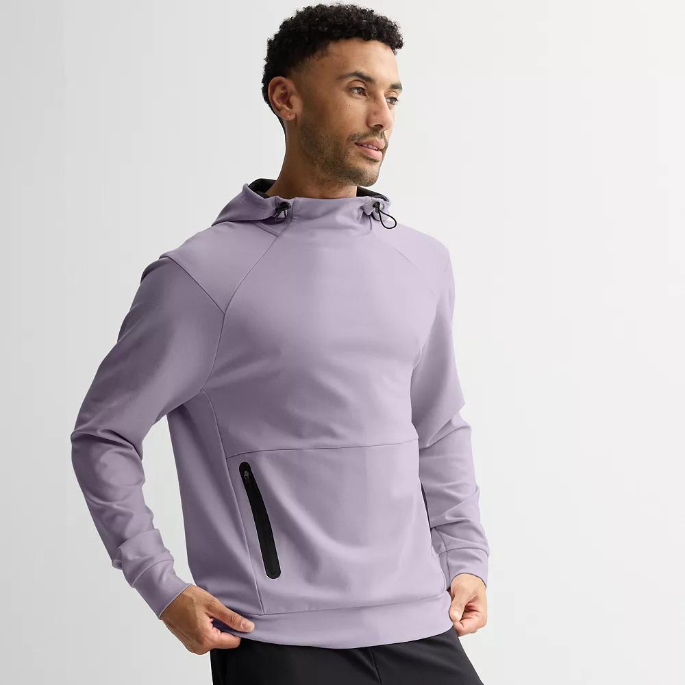 Men's Tek Gear® Performance Ponte Pullover Hoodie, Size: Large, Wild Purple Product Image