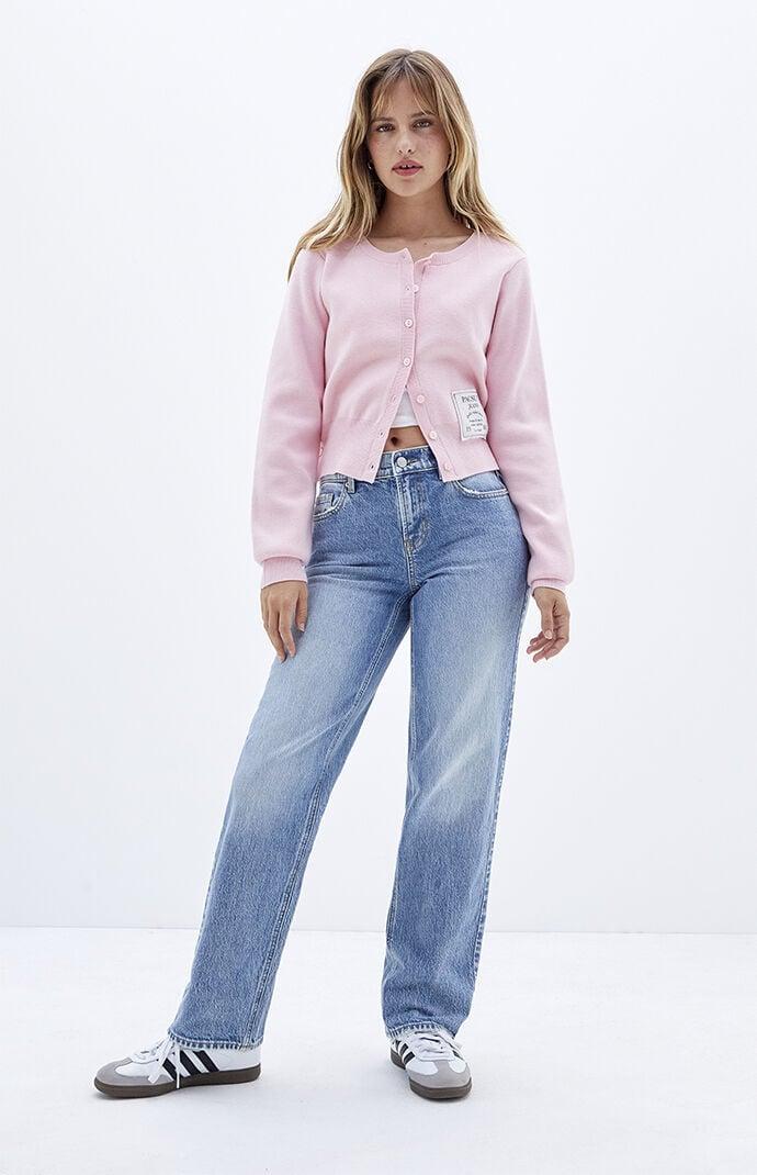 Women's Jordyn Stretch Low Rise Straight Leg Jeans - Product Image