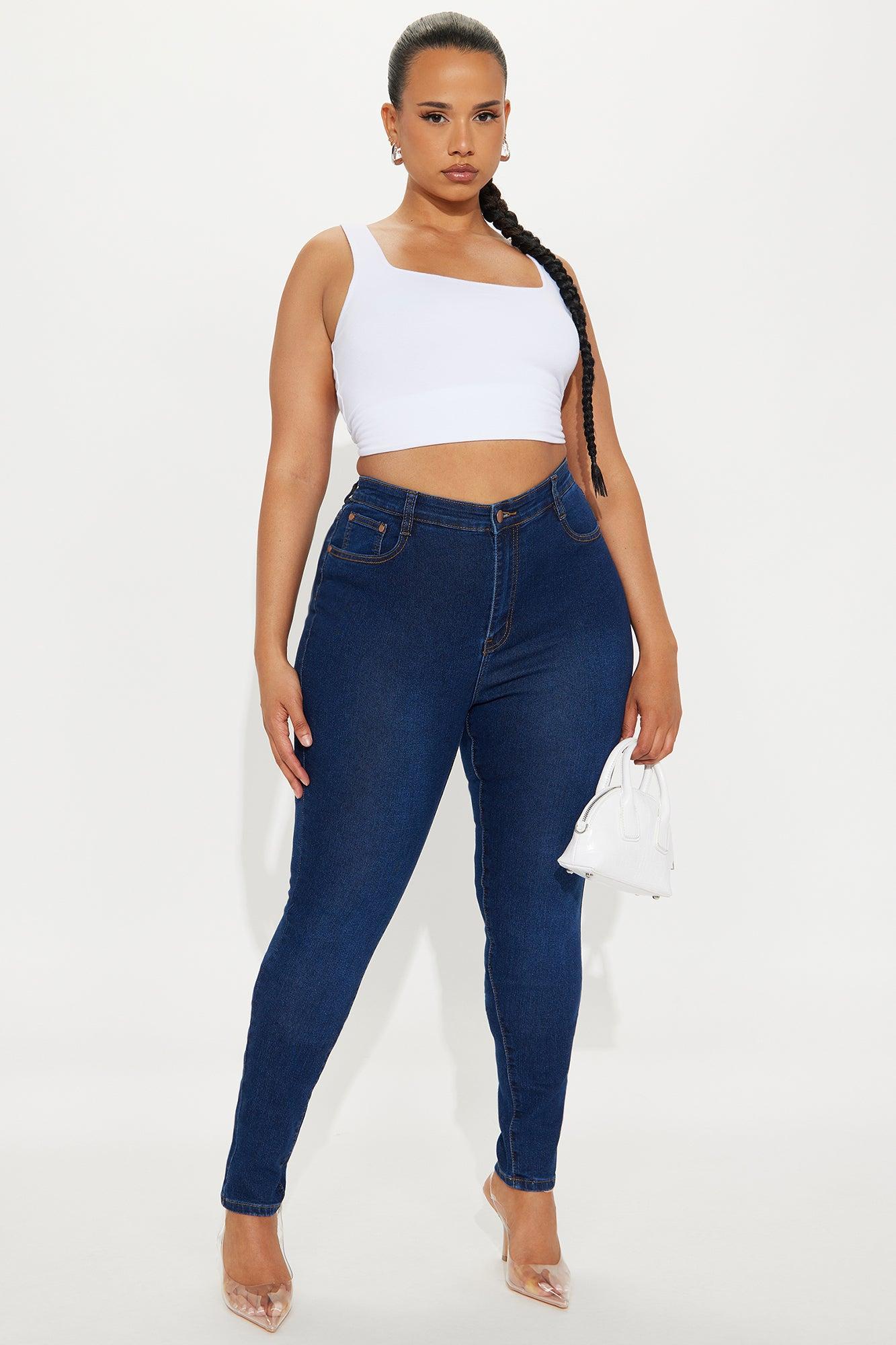Tall Marilyn High Waisted Skinny Jeans - Dark Wash Product Image