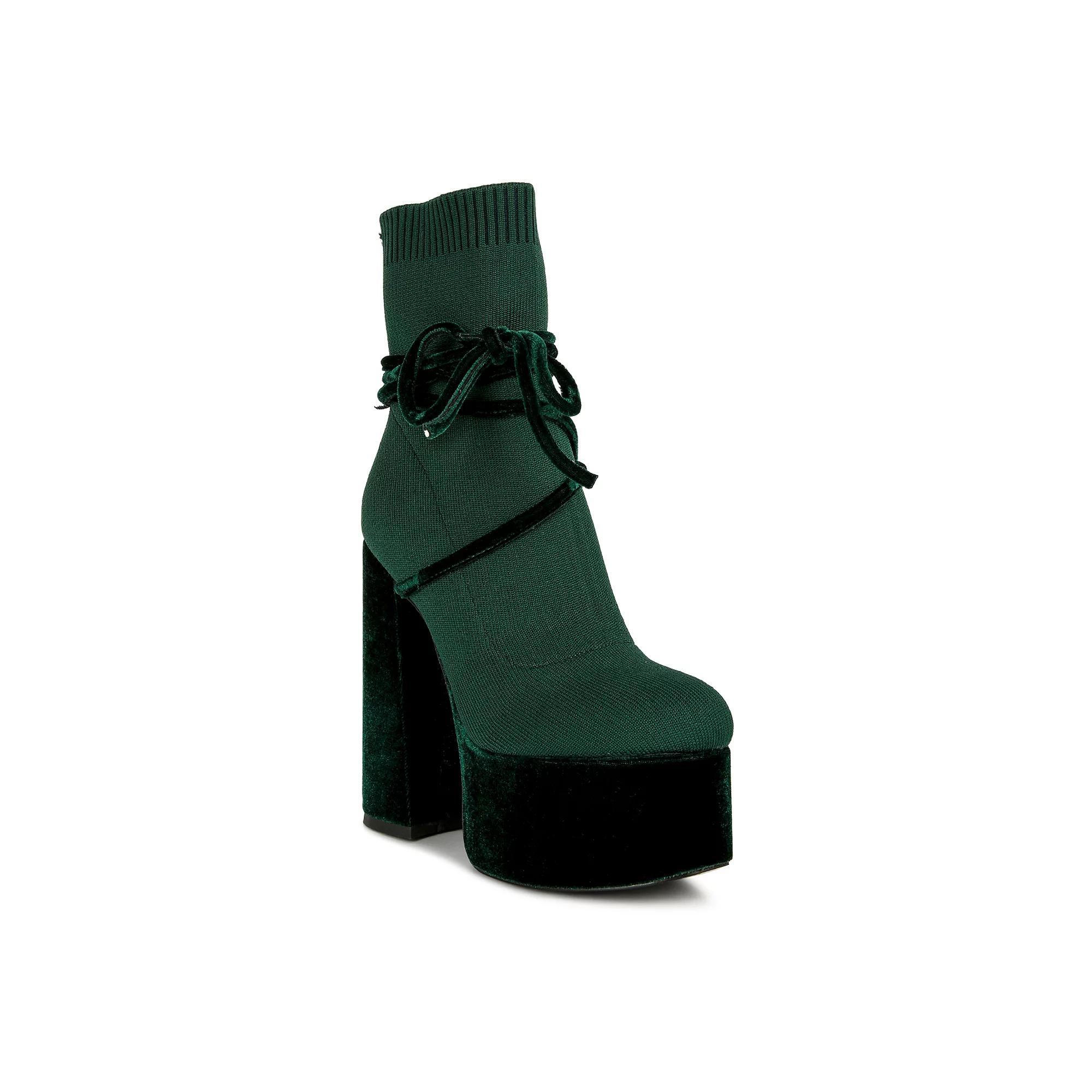 London Rag After Pay Womens Block Heel Boots Product Image