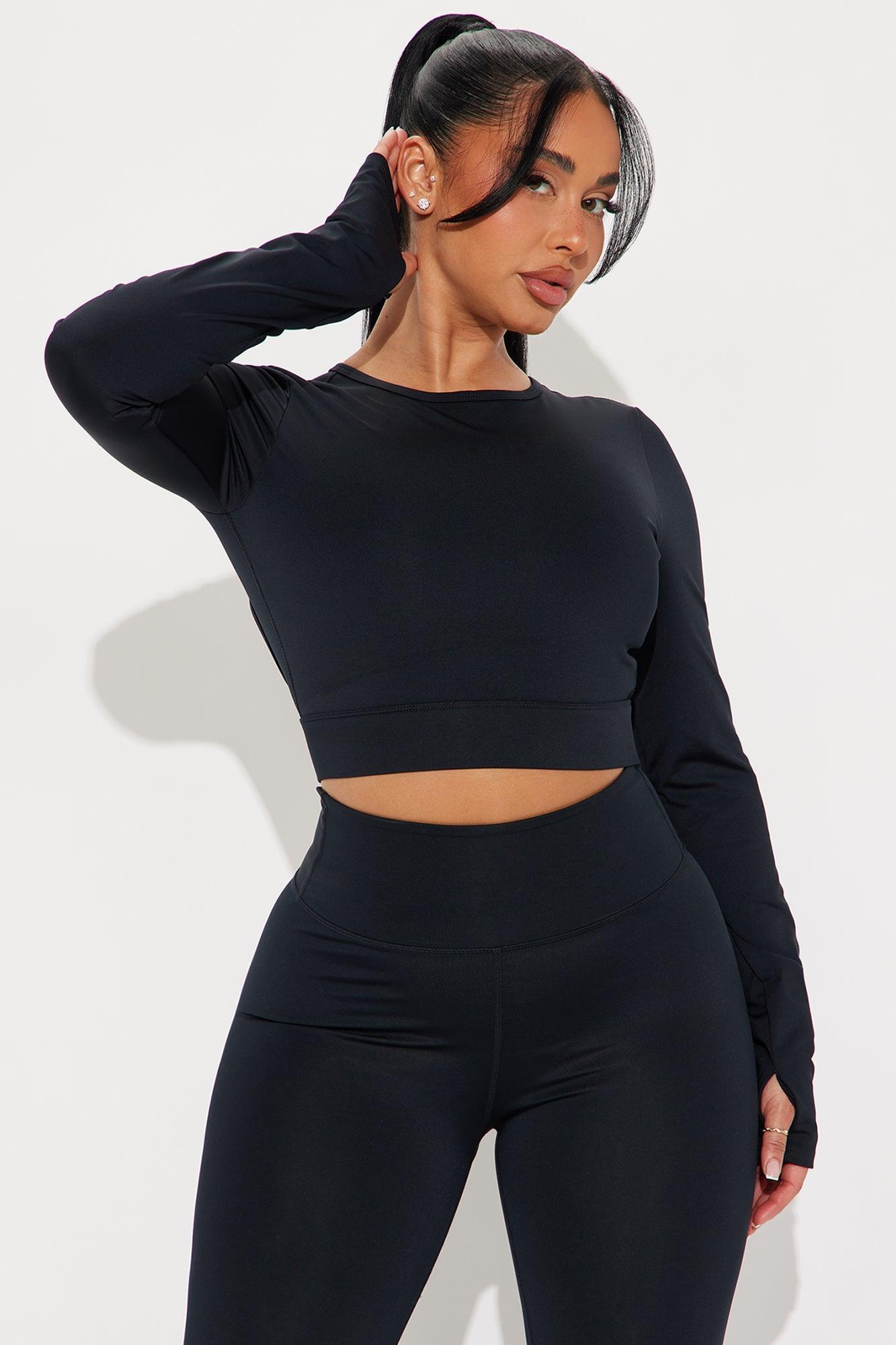 Spin Back Elevate Active Top - Black Product Image