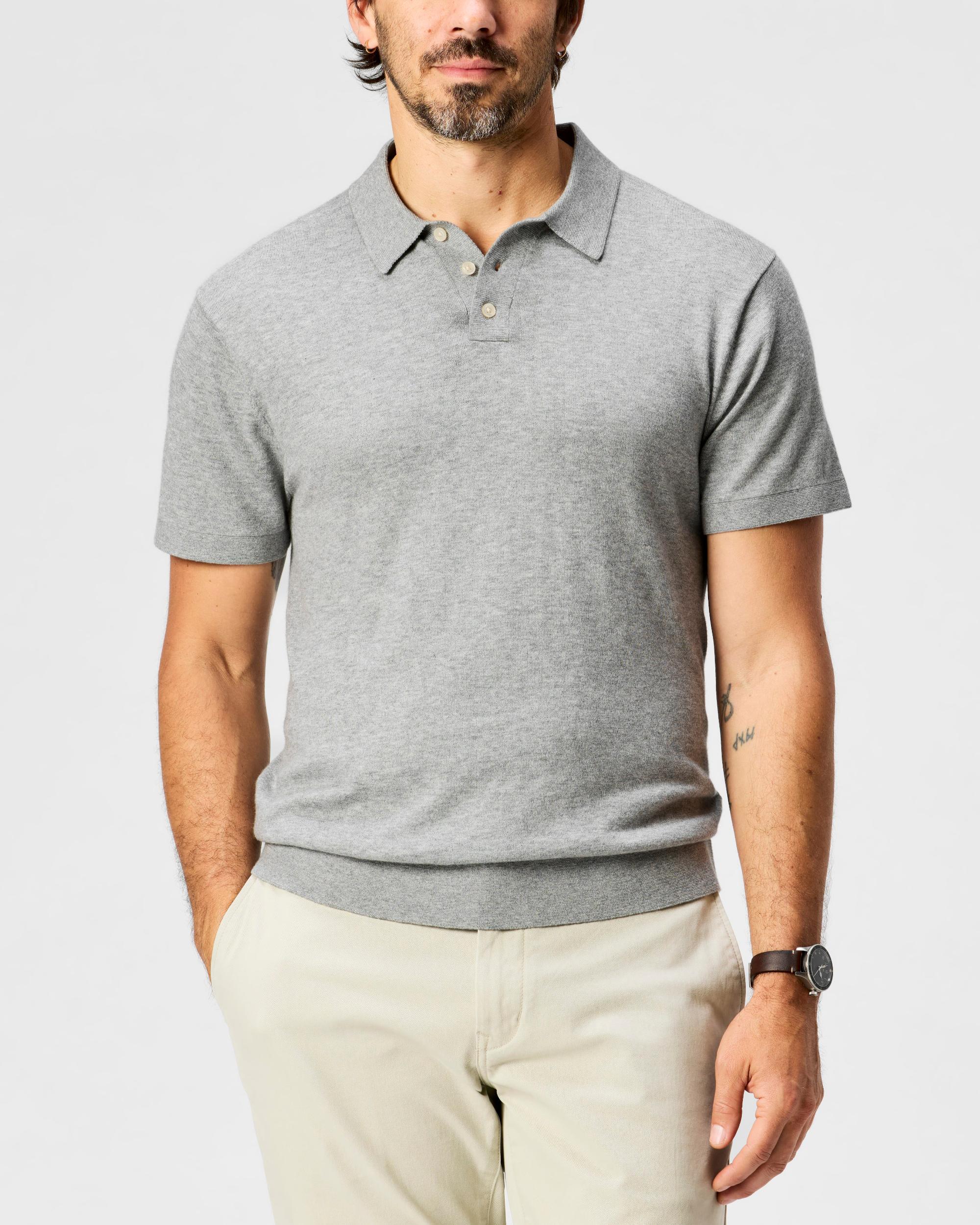 Cotton Cashmere Sweater Polo Product Image