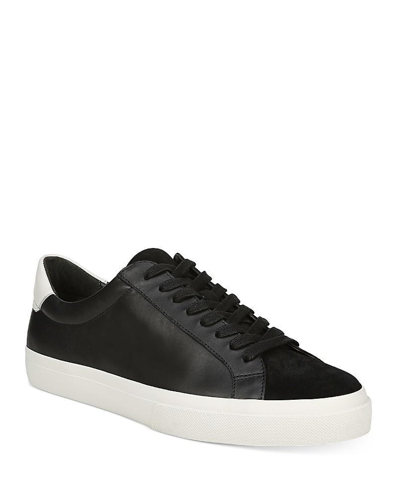 Vince Mens Fulton Leather & Suede Low Top Lace Up Sneakers Product Image
