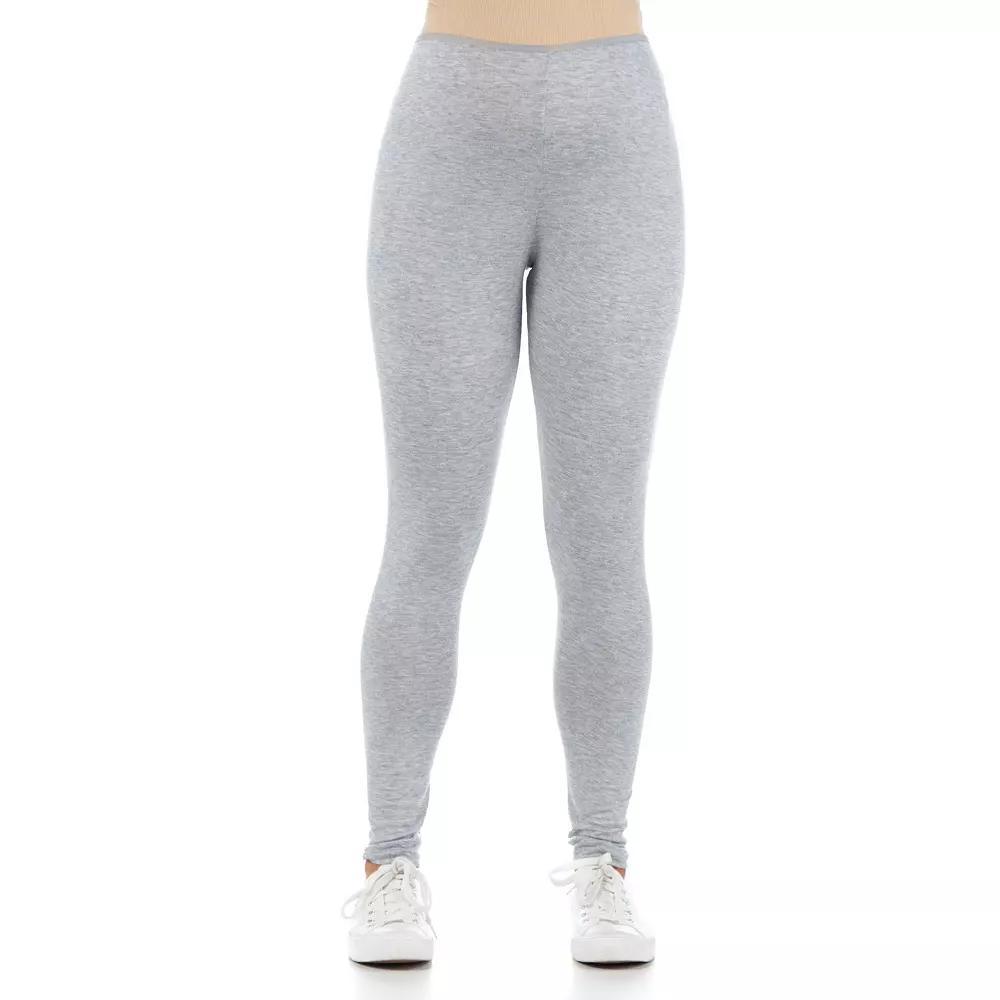Maternity 24Seven Comfort Apparel Ankle Length Stretch Leggings, Women's, Size: XL-Mat, Grey Product Image