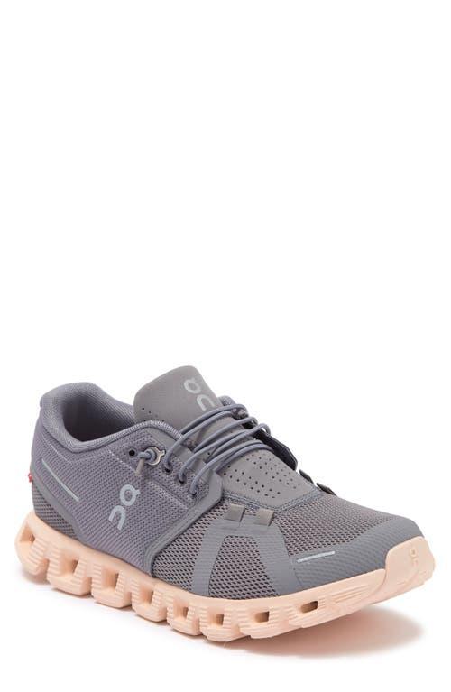 On Womens On Cloud 5 - Womens Running Shoes White/Pearl Product Image