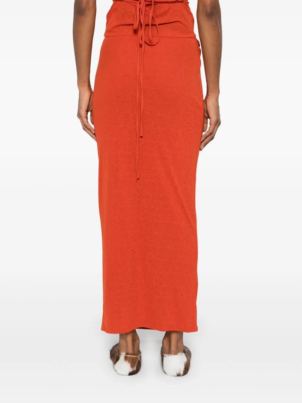 draped midi skirt Product Image