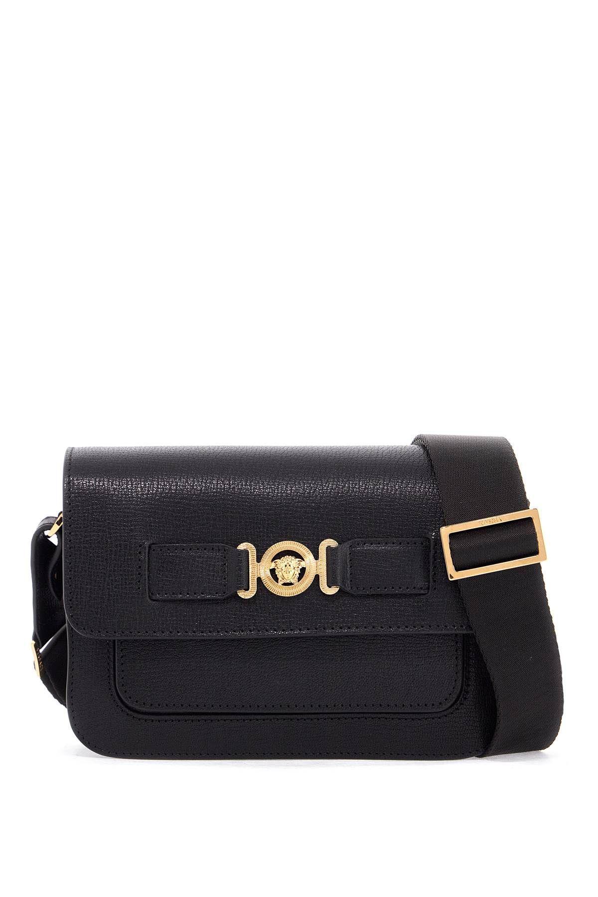VERSACE Medusa Biggie Messenger Bag In Black Product Image