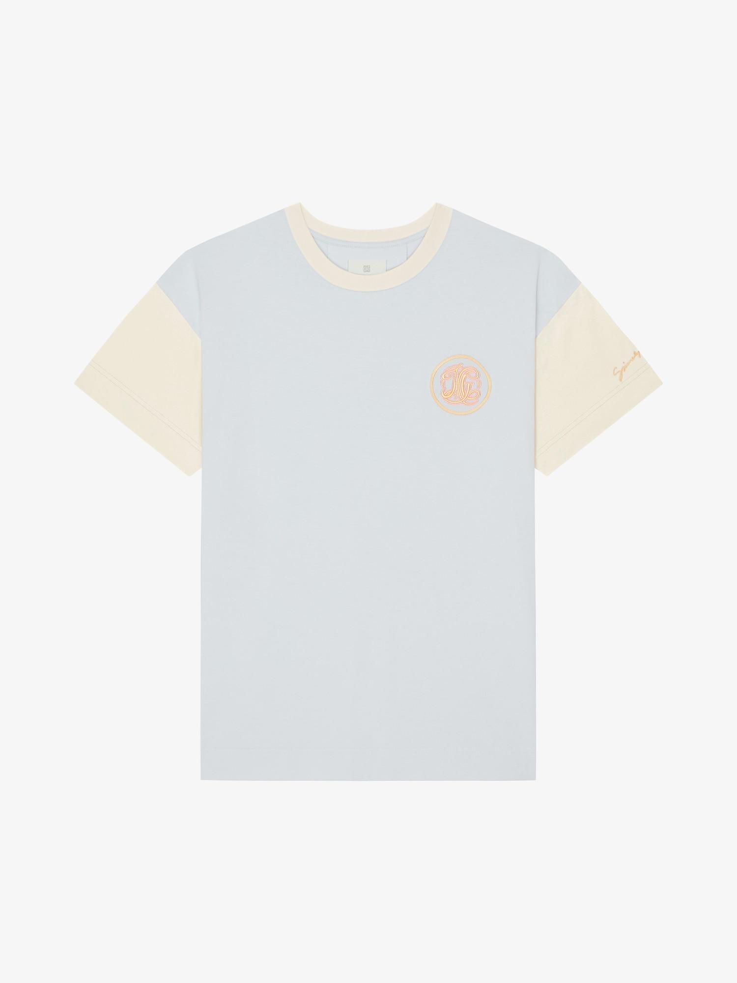 T-shirt in cotton with HG embroidery Product Image