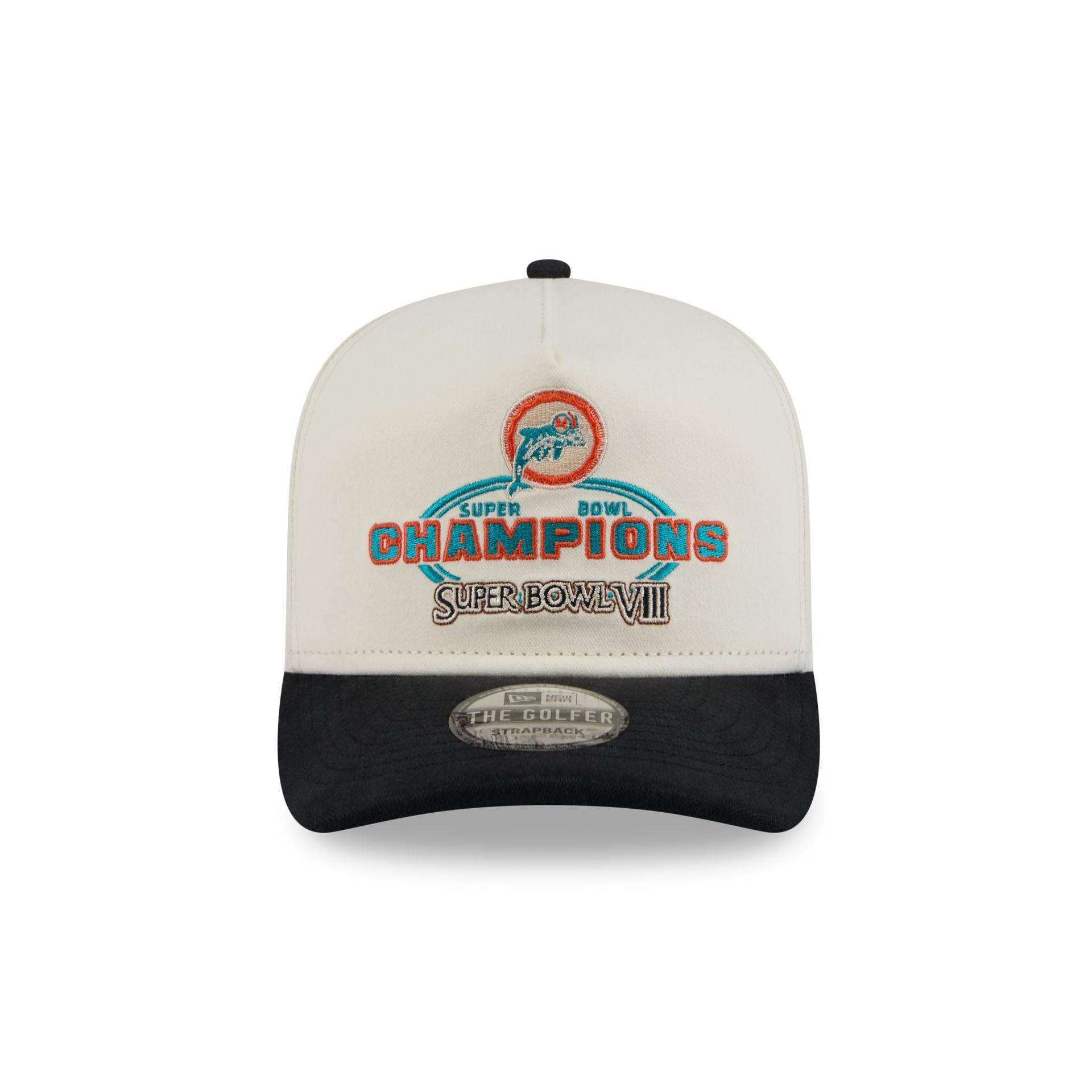 Miami Dolphins Chrome White Champions Golfer Hat Male Product Image