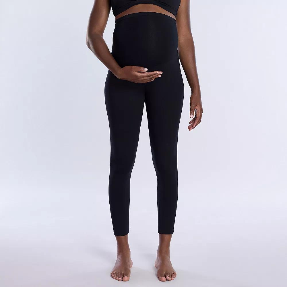 Maternity Motherhood Essential Full Length Leggings, Women's, Size: XXL-MAT, Black Product Image